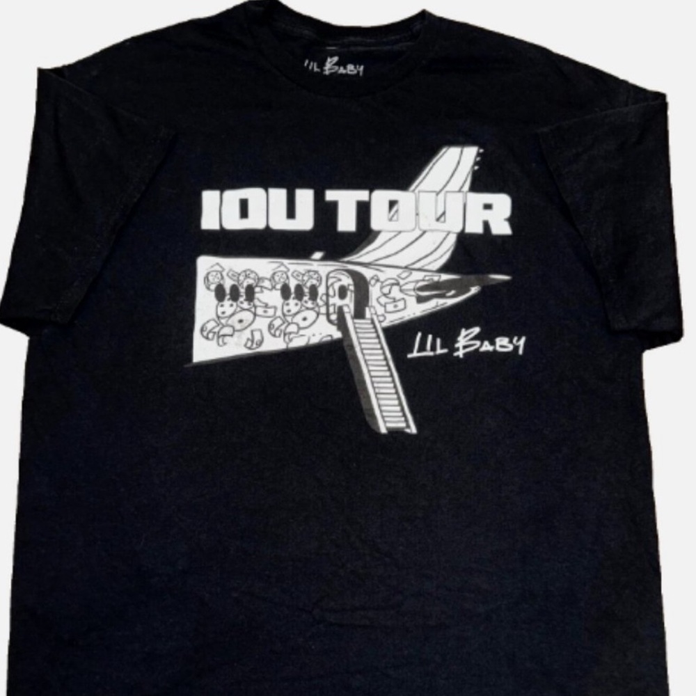 NEW!! Lil Baby VIP Exclusive IOU Tour Oversized T-Shirt (NWOT)